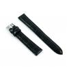 Bracelet noir aspect croco