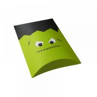 étui carton vert pour halloween  motif pour halloween ( zombie ) 