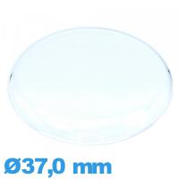 Verre acrylique Circulaire montre 37,0 mm gousset