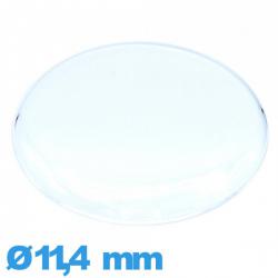 Verre pour montre en Plastique 11,4 mm gousset Circulaire