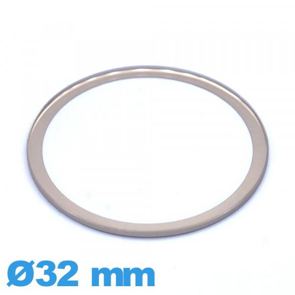 VERRE MONTRE RECTANGLE 20 X 16.5 mm BASE PLATE