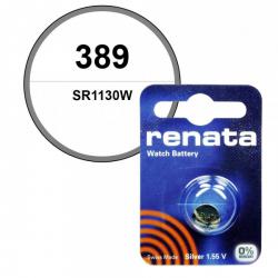 Pile 389 Renata oxyde d'argent 1,55 V pour montre