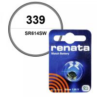 Batterie pour montre oxyde d'argent 1,55 V Renata 339