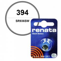 Batterie pour montre Renata oxyde d'argent 1,55 V 394