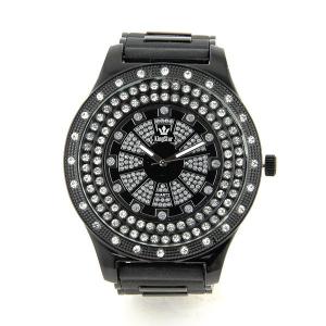 Montre "bling-bling" noir