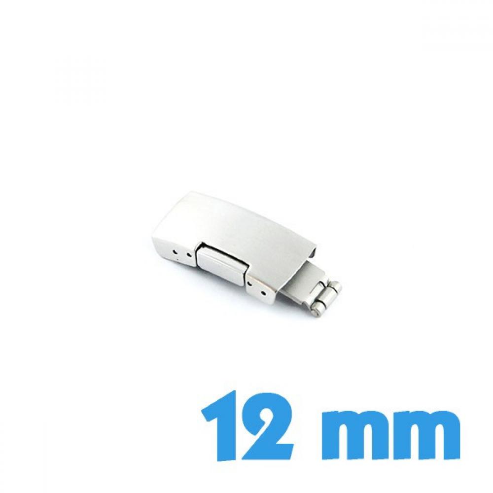 Bracelet 19 mm Acier inoxydable fermoir Coulissant montre Doré