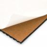 Tapis Caoutchouc Strié Noir - Protection Établi - 100 x 150 mm