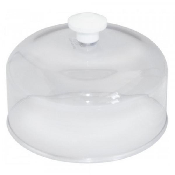 Lot De 2 Couvercles Anti-éclaboussures Pour Micro-ondes - En Forme De Tente, 27 Cm, Blanc