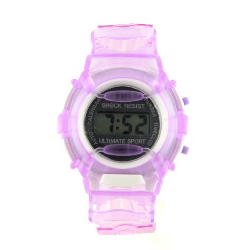Gymboss Minuteur Intervalle Et Chronomètre - Coque Brillant Violet/Rose - Pour Entraînements HIIT, CrossFit, Musculation