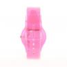 Montre plastique enfant femme pas chère transparent rose