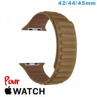 Bracelet Cuir Micro Fibre 42mm de montre pour Apple Watch