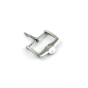 Fermoir argenté boucle ardillon pour montre 18 mm