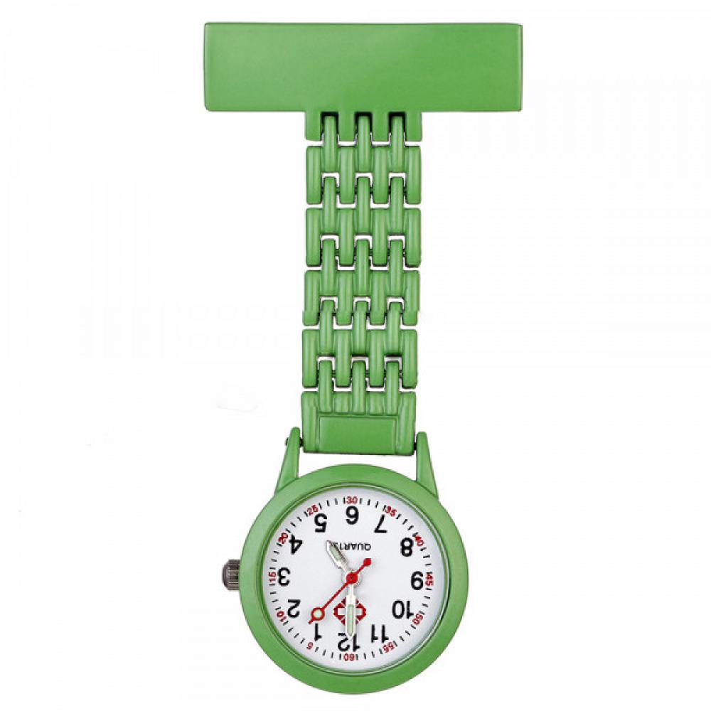 Montre D'Infirmière Papillon OIDEA - Turquoise - Quartz Analogique Lumineuse Avec Broche