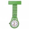 Montre Infirmière Médicale Acier Vert à Broche Analogique