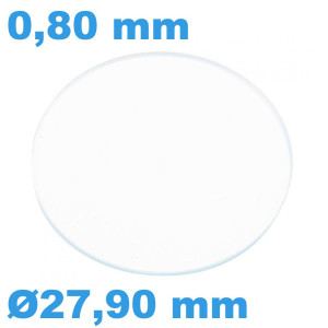 Verre Saphir 27,90 mm pour... Verre Saphir 27,90 mm pour...