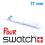 Bracelet pas cher pour montre Swatch 17 mm silicone blanc