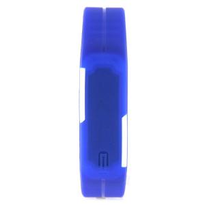 Montre style sport bleu led rouge bracelet réglable