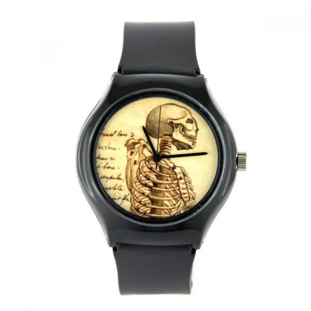 Montre squelette pas chère de marque Willis noire
