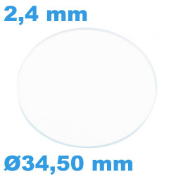 Verre épaisseur 2,4 mm...
