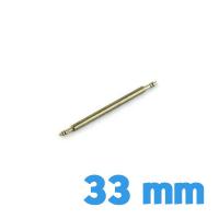 Longue fixation pompe montre 33 mm, diam 1,5 mm standard
