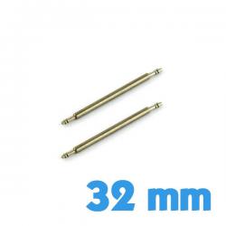 Pack de 2 grandes barres pompes 32 mm