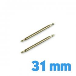 Lot de 2 pompes de montre 31 mm