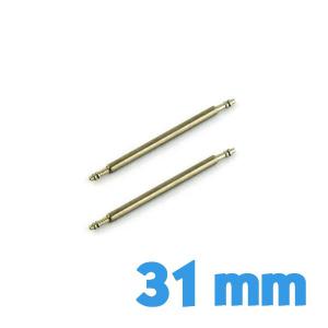 Lot de 2 pompes de montre 31 mm