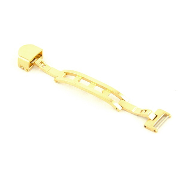 Bracelet De Montre ZRC En Acier Inoxydable Doré - 16mm - Déployant Sans étiquette