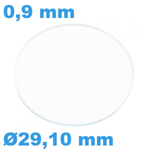 Verre épaisseur 0,9 mm Rond...