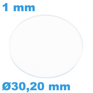 Verre Saphir 30,20 mm pour...