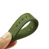 Bracelet montre Vert 18 mm Nylon Ardillon
