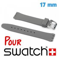 Bracelet pas cher pour montre marque Swatch gris