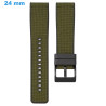 Bracelet pour montre 24 mm Silicone fermoir Ardillon Vert