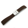 Bracelet Déployant 20 mm Caoutchouc Brun de montre