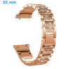 Bracelet 22 mm Acier inoxydable Doré rose montre