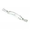 Boucle 6 mm papillon argent acier