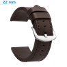 Bracelet 22 mm Cuir PU Brun montre