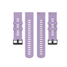 Bracelet fermoir Ardillon 22 mm Caoutchouc Violet pour montre