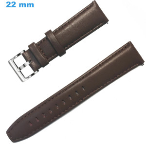 Bracelet Brun 22 mm Cuir véritable de montre Bracelet Cuir pour montre | My-Montre