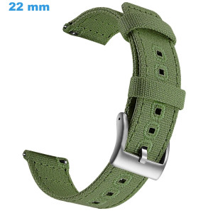 Bracelet 22 mm Tissu Vert...