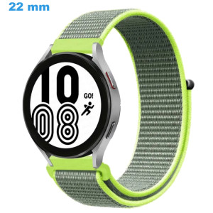 Bracelet 22 mm Nylon Gris...