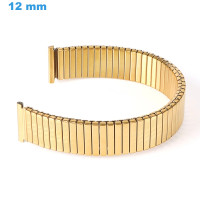 Bracelet 12 mm Acier Doré...