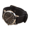 Bracelet boucle Ardillon 20 mm Nylon Noir montre
