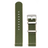 Bracelet 20 mm Nylon Vert pour montre