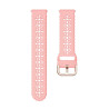 Bracelet 20 mm Silicone Ardillon montre Rose