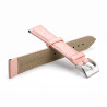 Bracelet 16 mm Cuir véritable Rose pour montre