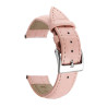 Bracelet 16 mm Cuir véritable Rose pour montre
