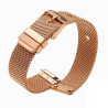 Bracelet 20 mm Acier inoxydable Doré rose montre