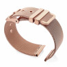 Bracelet 20 mm Acier inoxydable Doré rose montre