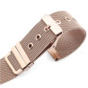 Bracelet 20 mm Acier inoxydable Doré rose montre